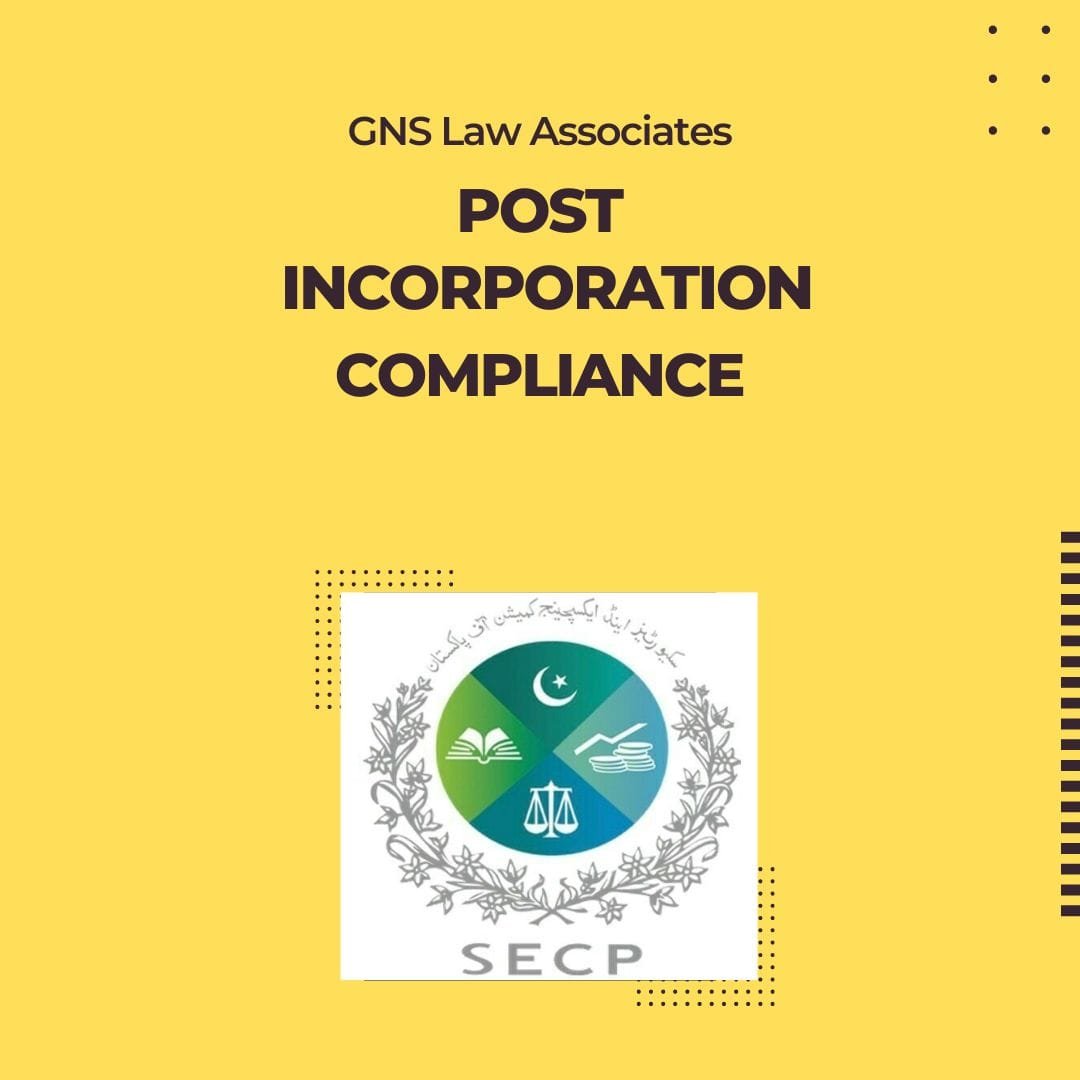 post incorporation compliance