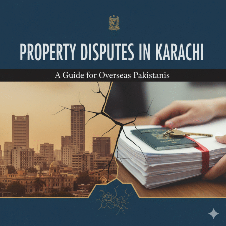 Property Disputes for Overseas Pakistanis in Karachi